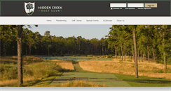 Desktop Screenshot of hiddencreekclub.com
